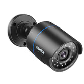 Certified Refurbished 1080p Wired Security Camera, 4-in-1 for AHD/TVI/CVI/CVBS, IP66 Weatherproof Analog Surveillance Video Add–On Camera for Indoor and Outdoor Use, 100 ft Clear Night Vision